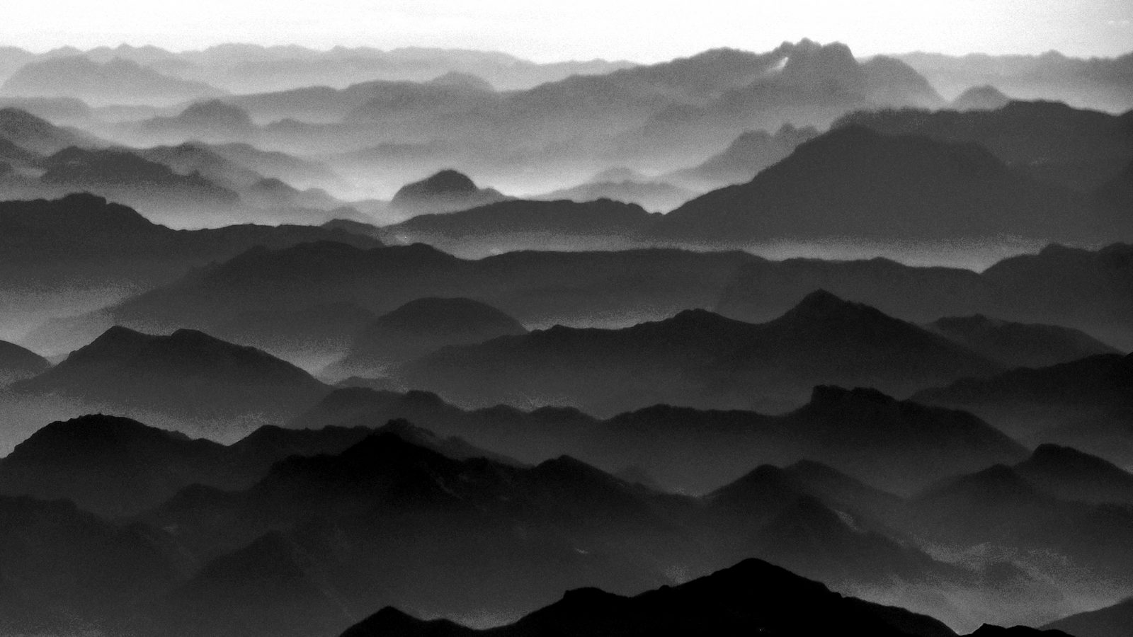 Nevada mountain range at golden hour